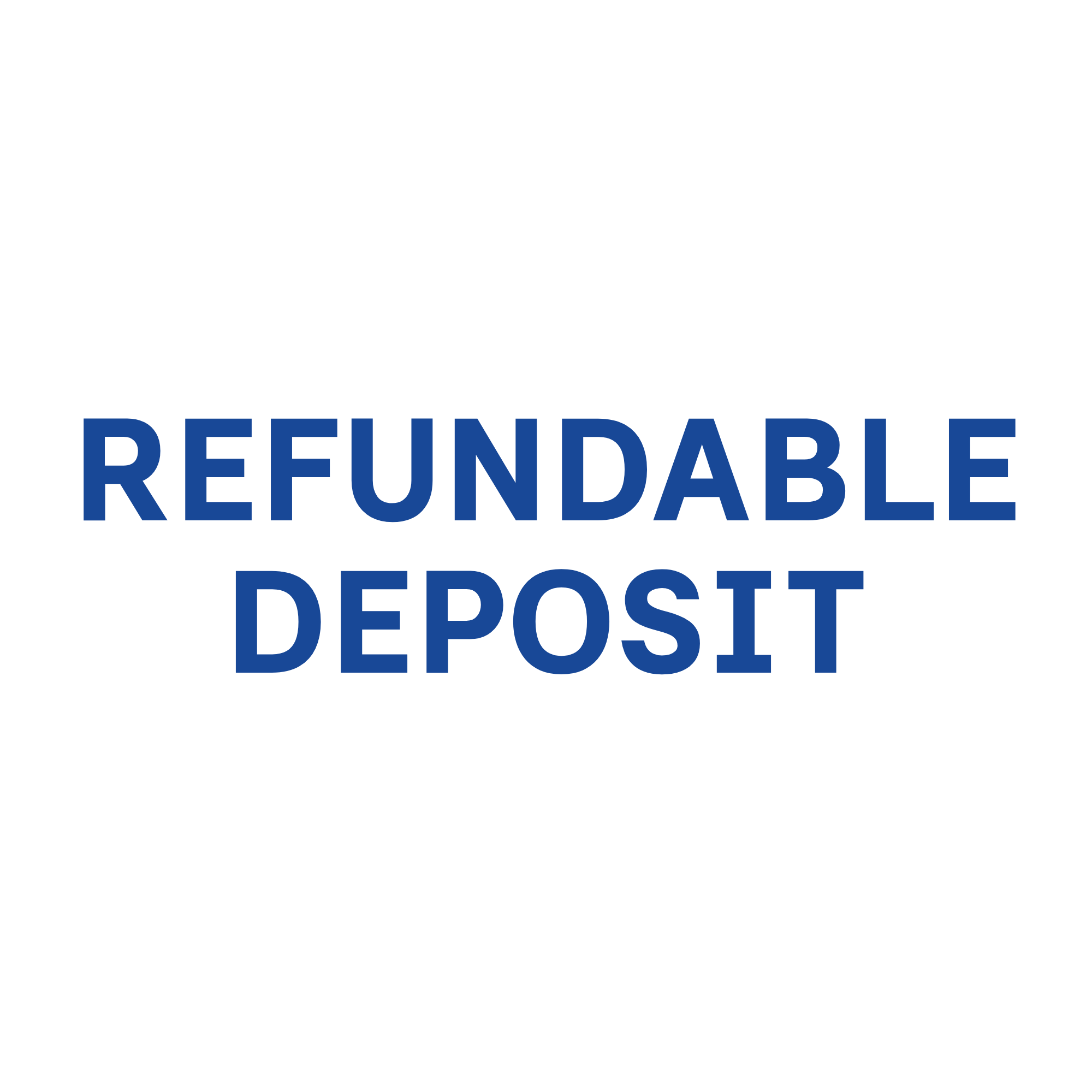 Required Security Deposit (Refundable) - Desk Chair