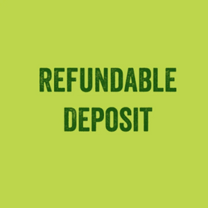 Required Security Deposit (Refundable) - Medium Fridge